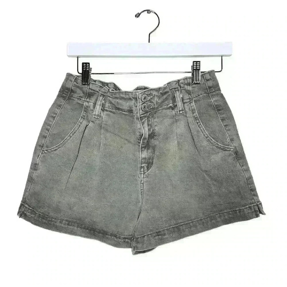 American Eagle women's highest rise mom short light sage green shorts size 4 - Picture 1 of 7